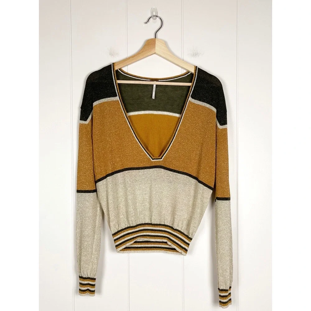 Free People | Gold Dust Pullover